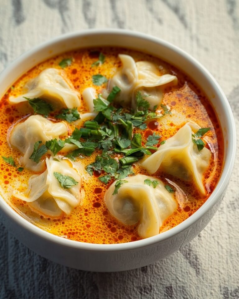 Thai Red Curry Dumpling Soup Recipe