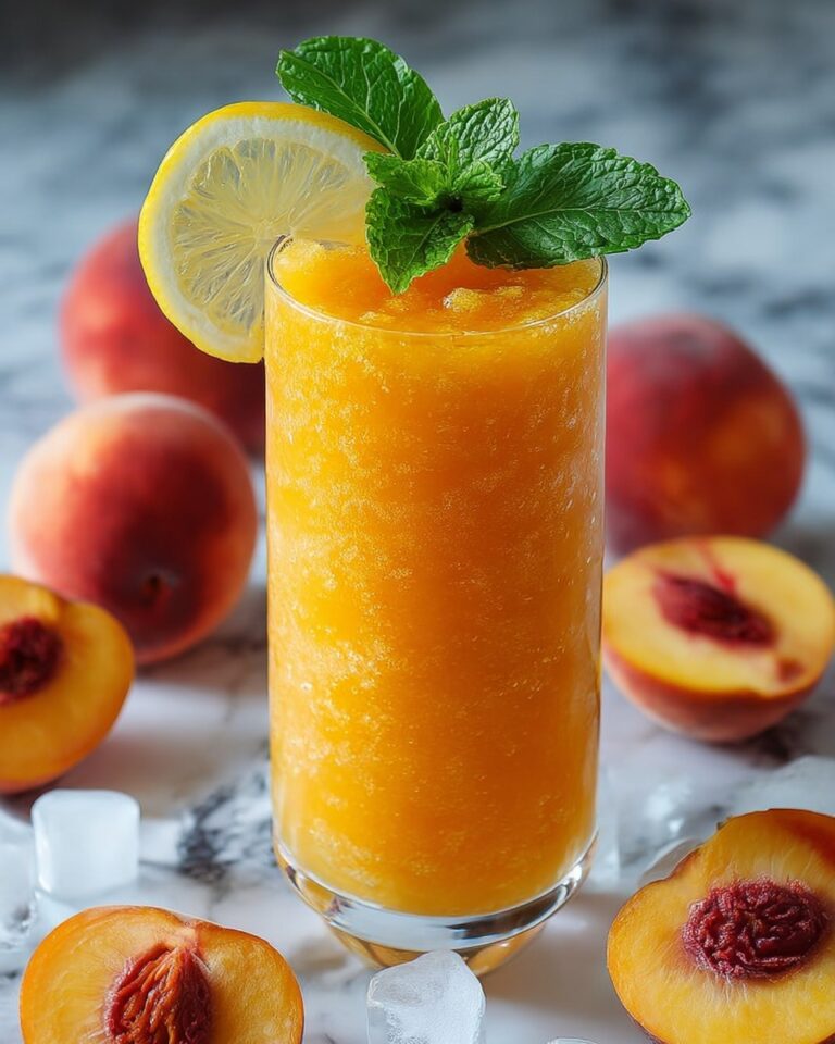 Frozen Peach Lemonade Slushie: The Ultimate Summer Cooler Recipe