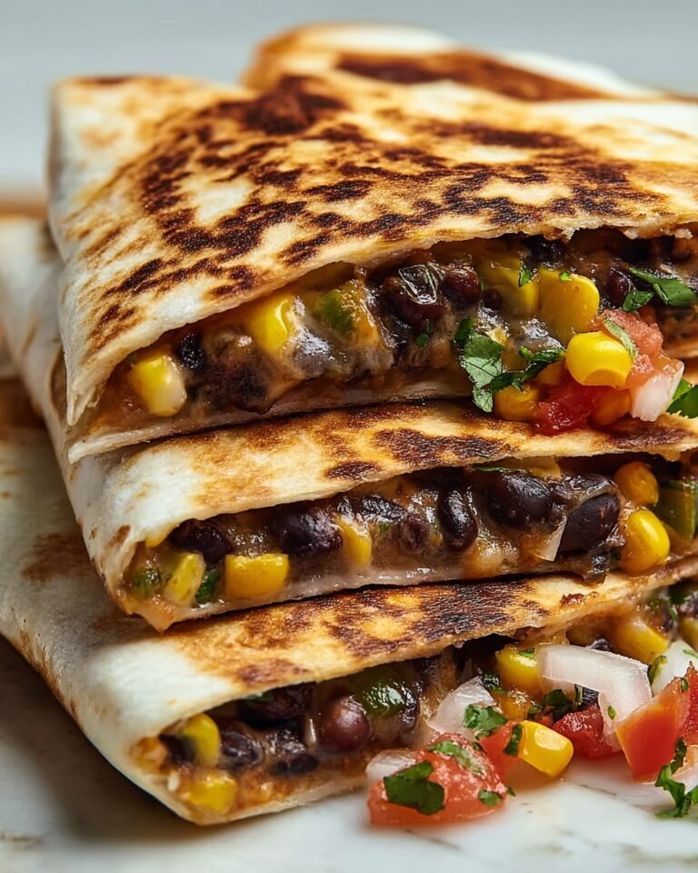 Black Bean Veggie Quesadilla Recipe
