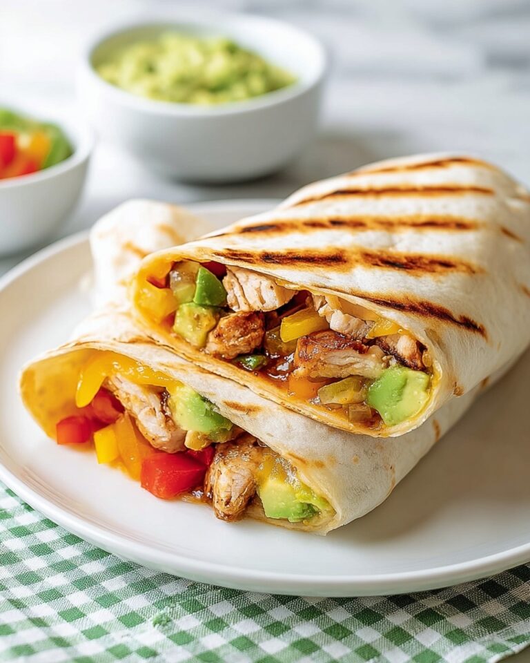 Easy Chicken Fajita Wraps Recipe