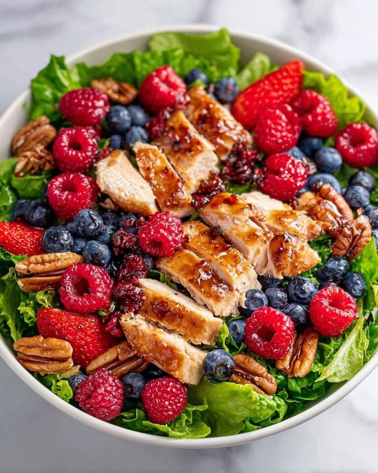 Berry Chicken Salad with Poppy Seed Dressing Recipe