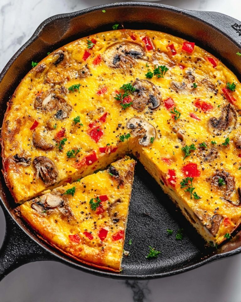 Vegetable and Cheddar Frittata Recipe