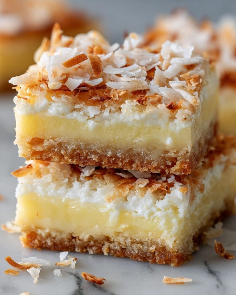 Buttery Coconut Bars Recipe
