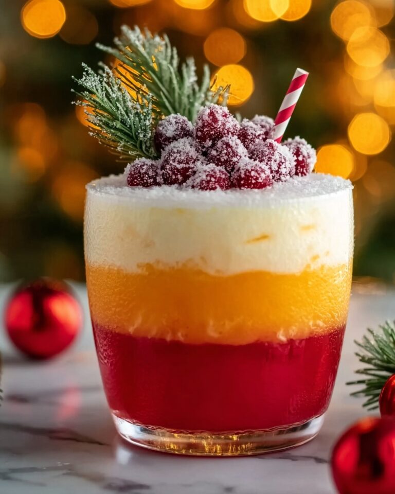 Kissing Santa Claus Mocktail Recipe