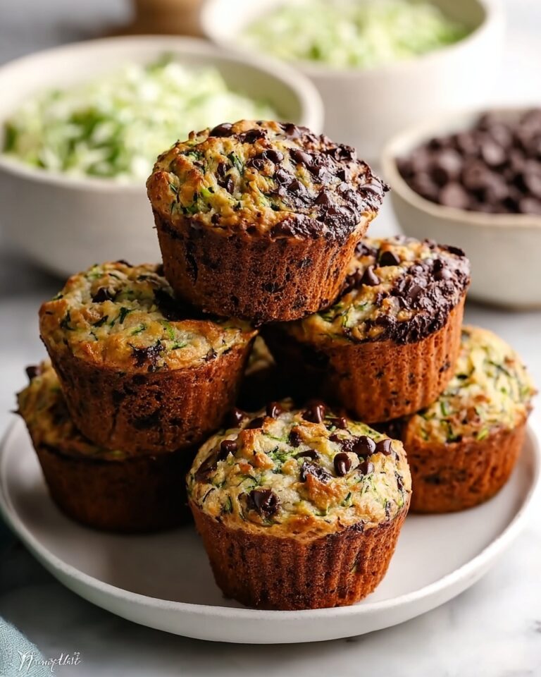 Chocolate Chip Zucchini Muffins Recipe