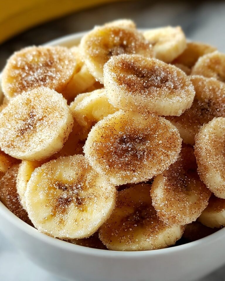 Cinnamon-Sugar Air Fryer Banana Chips Recipe