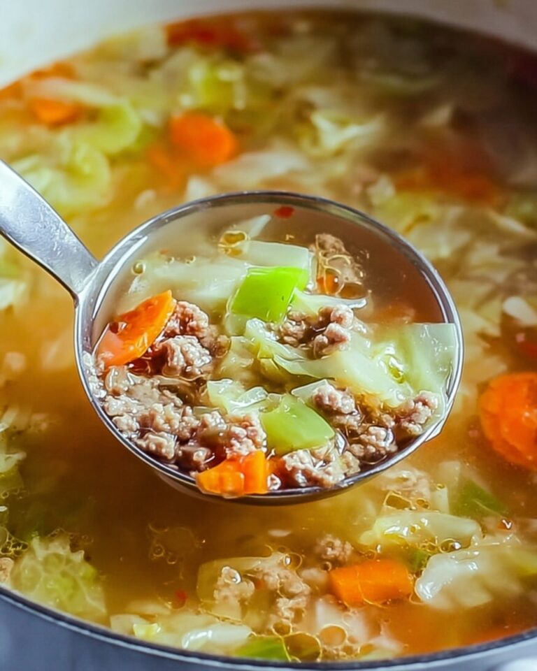 Homemade Cabbage Roll Soup Recipe