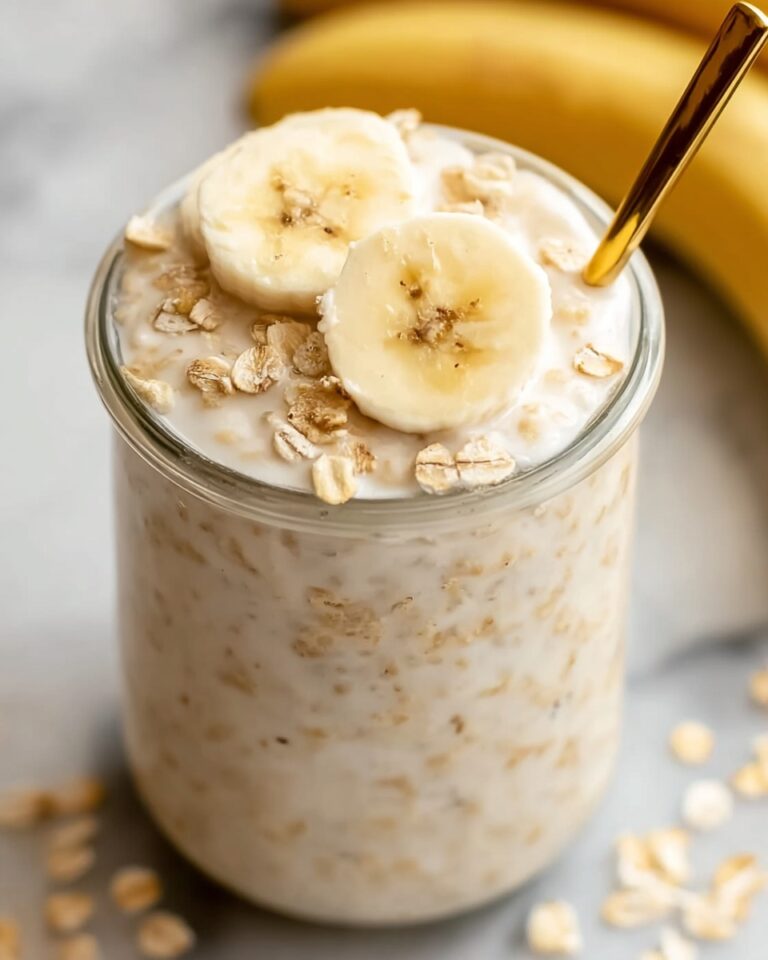 Banana Bread Overnight Oats Recipe