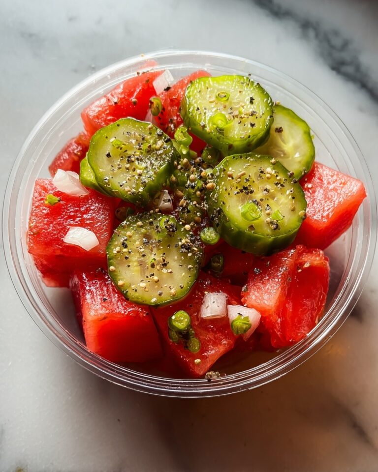 Watermelon & Pickle Snack Recipe