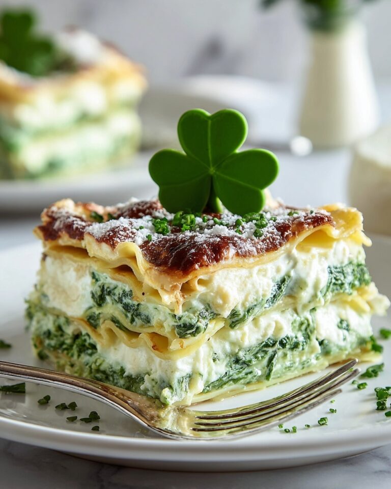 St. Patrick’s Day Shamrock Lasagna Dessert Recipe