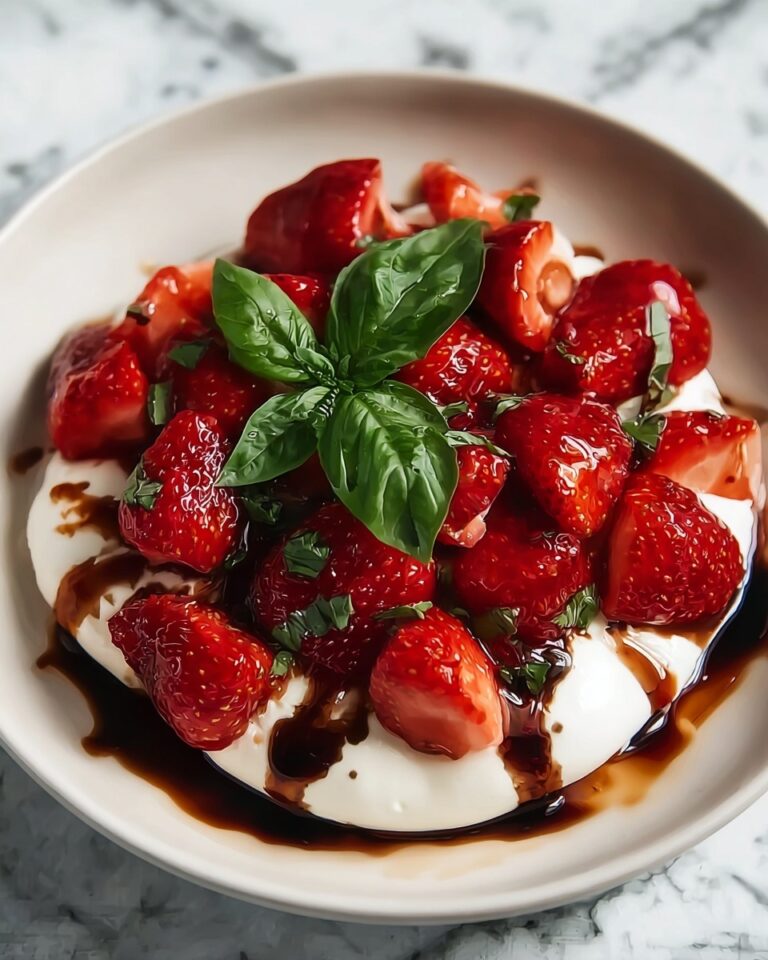 Balsamic Strawberry Caprese Recipe