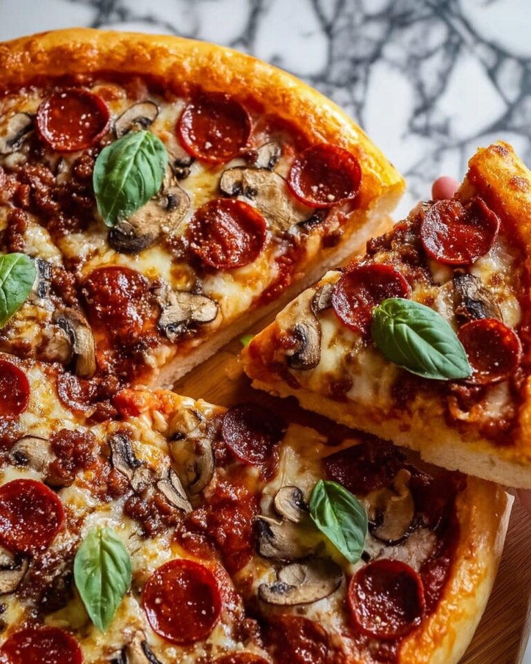 Stuffed Deep Dish Pizza Pie Recipe
