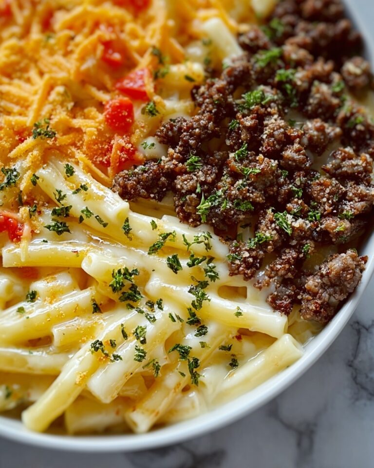 Loaded Cheeseburger Alfredo Pasta: Ultimate Creamy Dinner Recipe