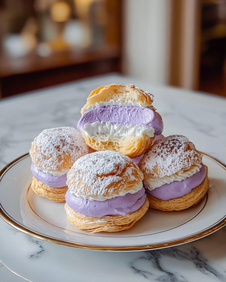 Ube Cream Puffs Recipe