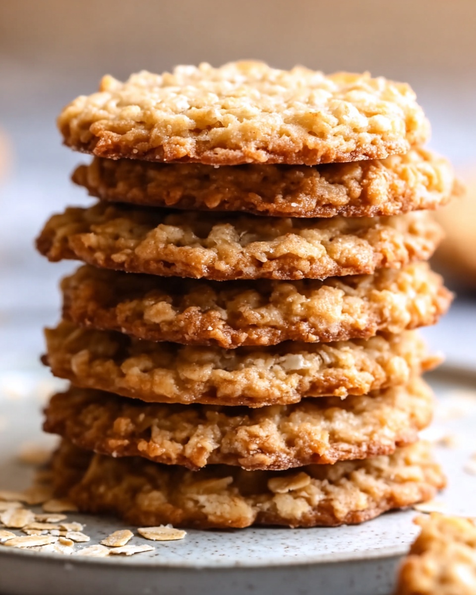 Irresistible Oatmeal Lace Cookies: Crispy, Chewy Treat Recipe - Recipe Image