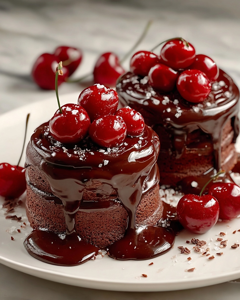 Swiss Chocolate Cherry Roll Cake Recipe - Recipe Image