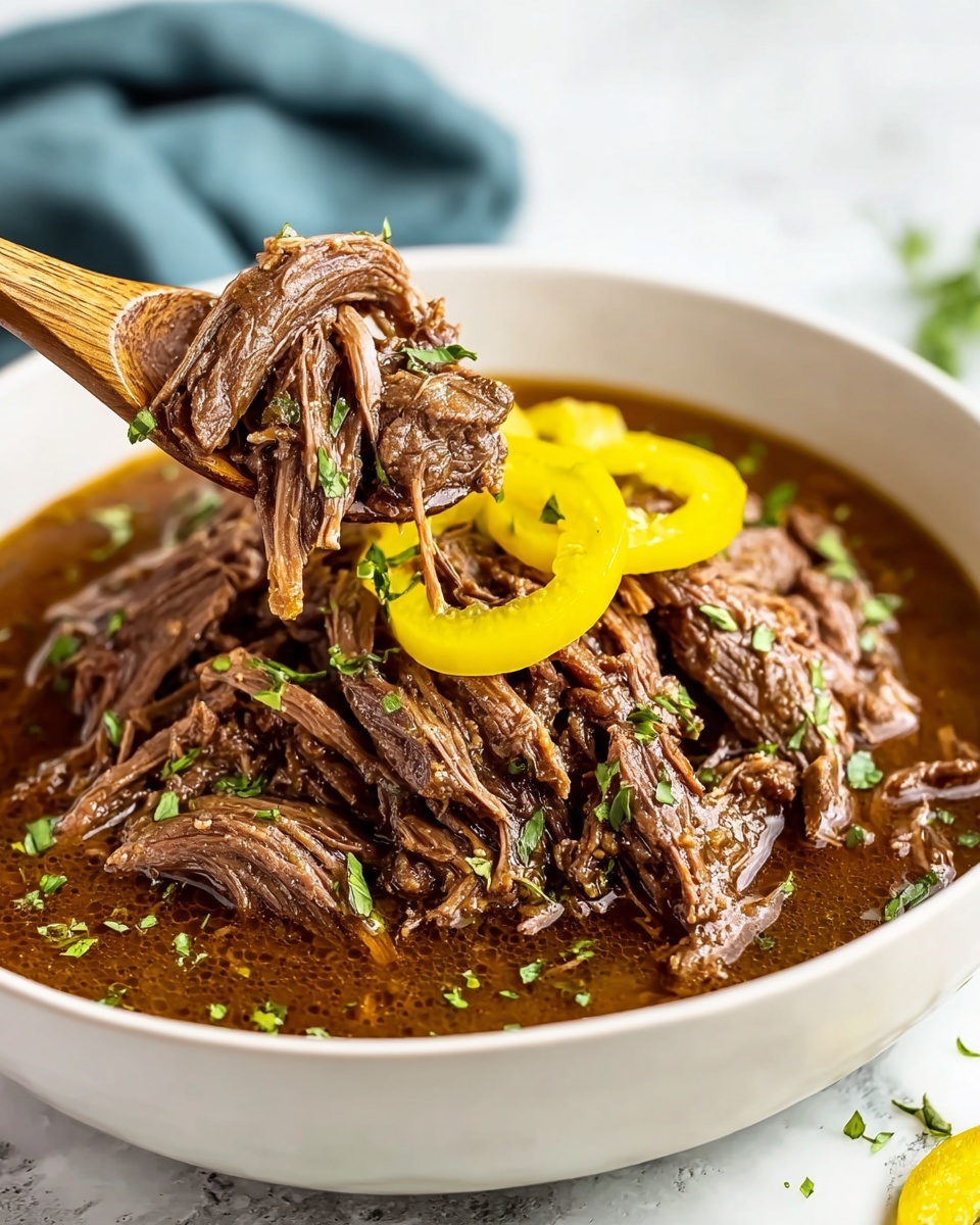 Crock Pot Italian Beef Sandwiches Recipe - Recipe Image
