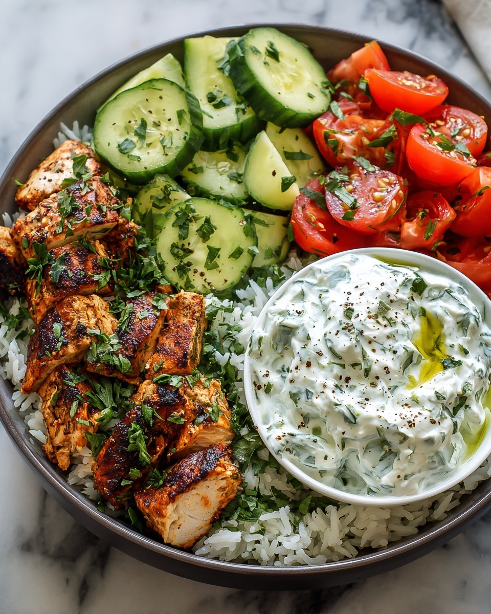 Chicken Tzatziki Bowls Recipe - Recipe Image