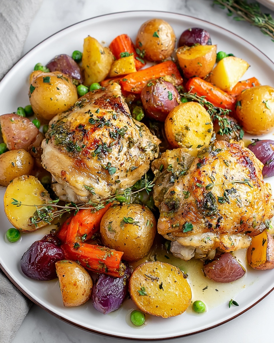 Autumn Chicken Roast with Root Vegetables Recipe - Recipe Image