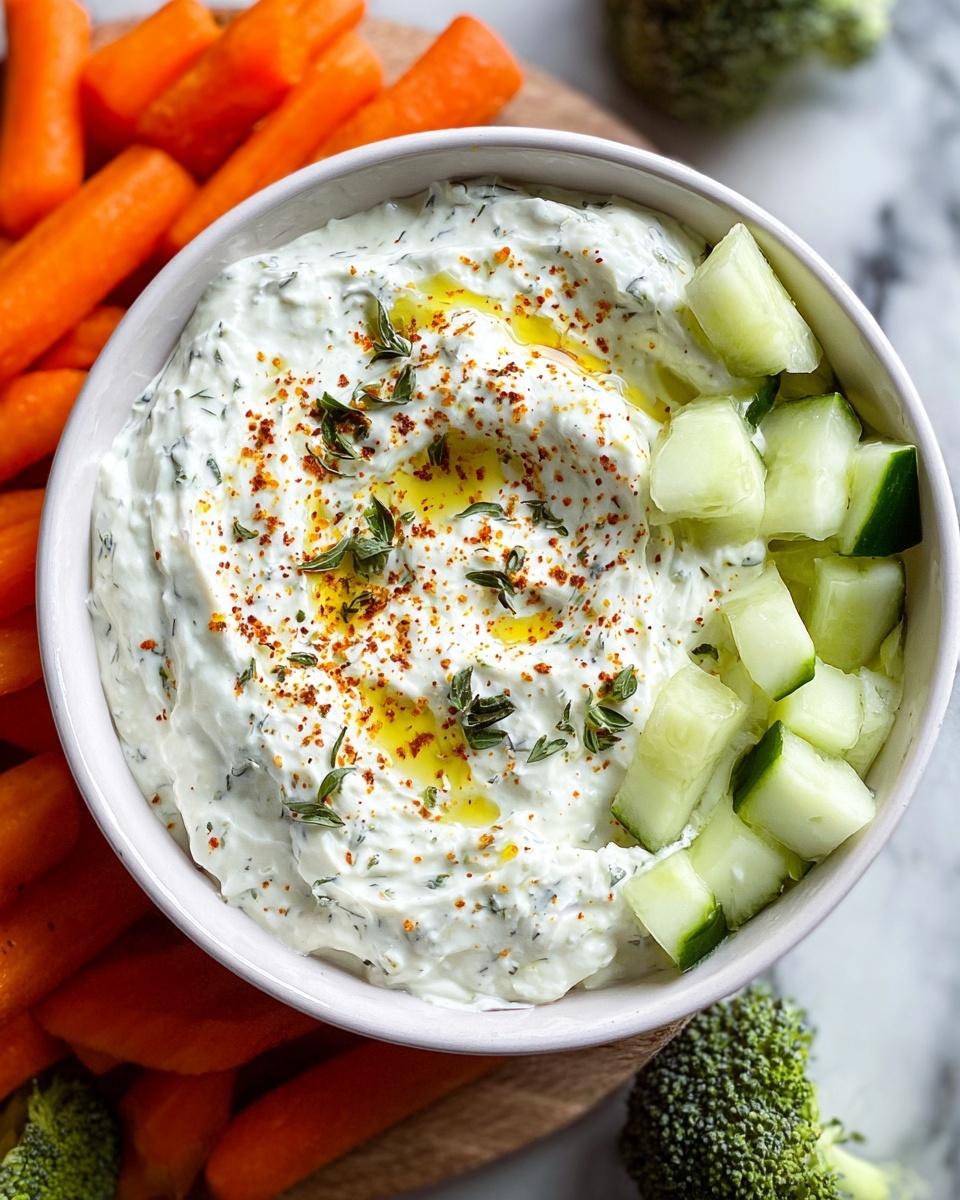 Creamy Cottage Cheese Dip with Fresh Herbs Recipe - Recipe Image