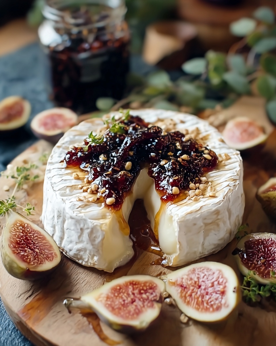 Boursin Cheese with Fig Jam and Pistachios Recipe - Recipe Image