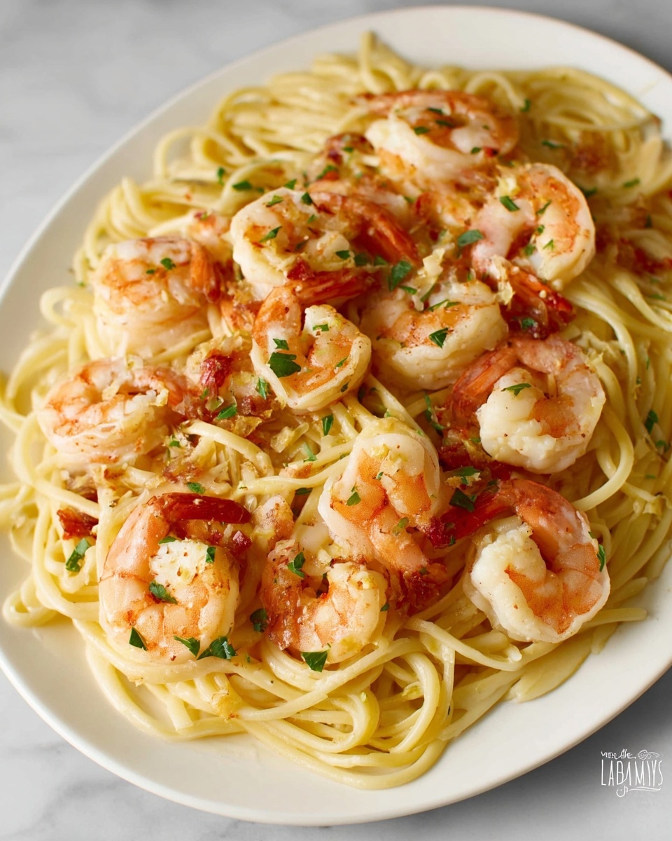 Instant Pot Bang Bang Shrimp Pasta Recipe - Recipe Image