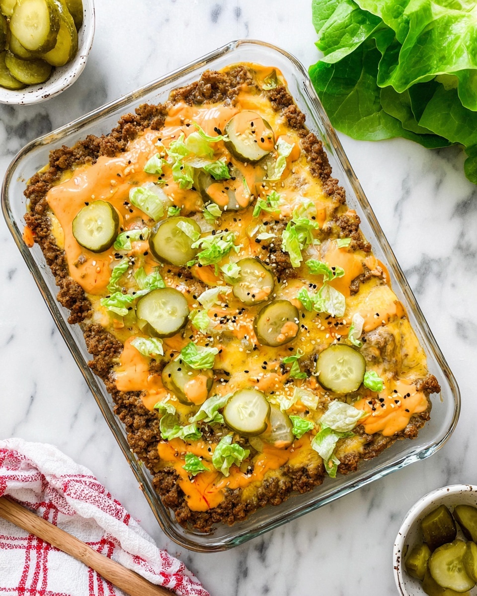 Big Mac Casserole Recipe - Recipe Image