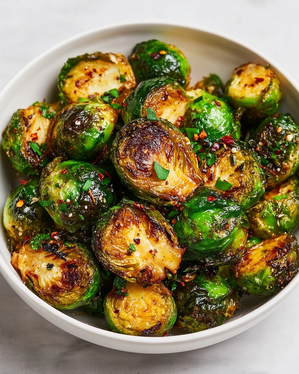 Easy Air Fryer Brussels Sprouts for a Flavor-Packed Weeknight Dinner Recipe - Recipe Image