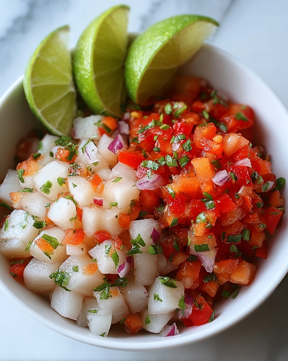Quick And Easy Authentic Mexican Fish Ceviche Recipe - Recipe Image