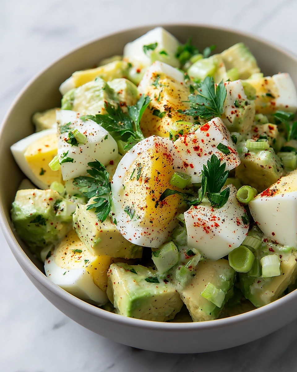 Creamy Avocado Egg Salad Recipe - Recipe Image