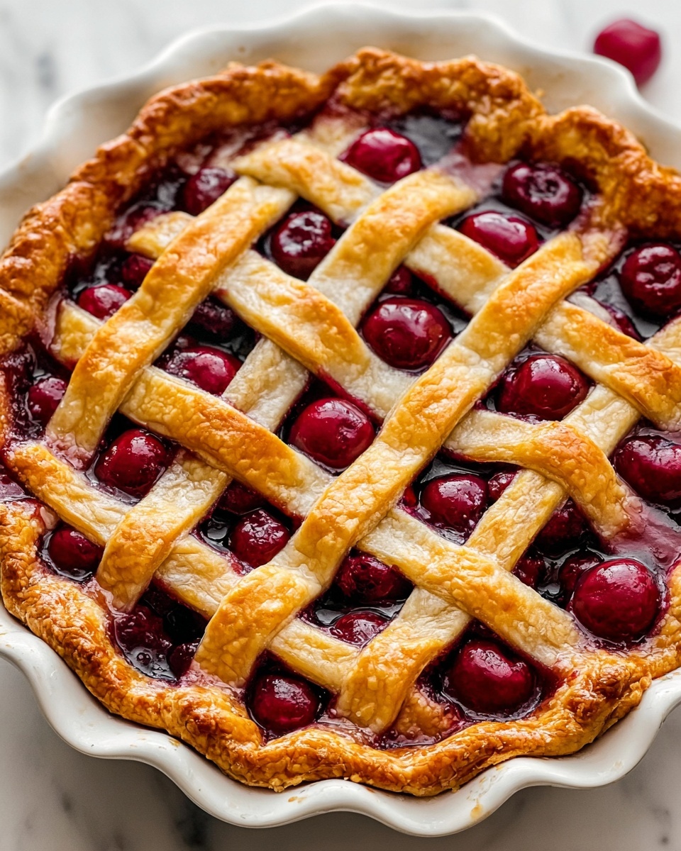 Perfect Homemade Cherry Pie Recipe - Recipe Image