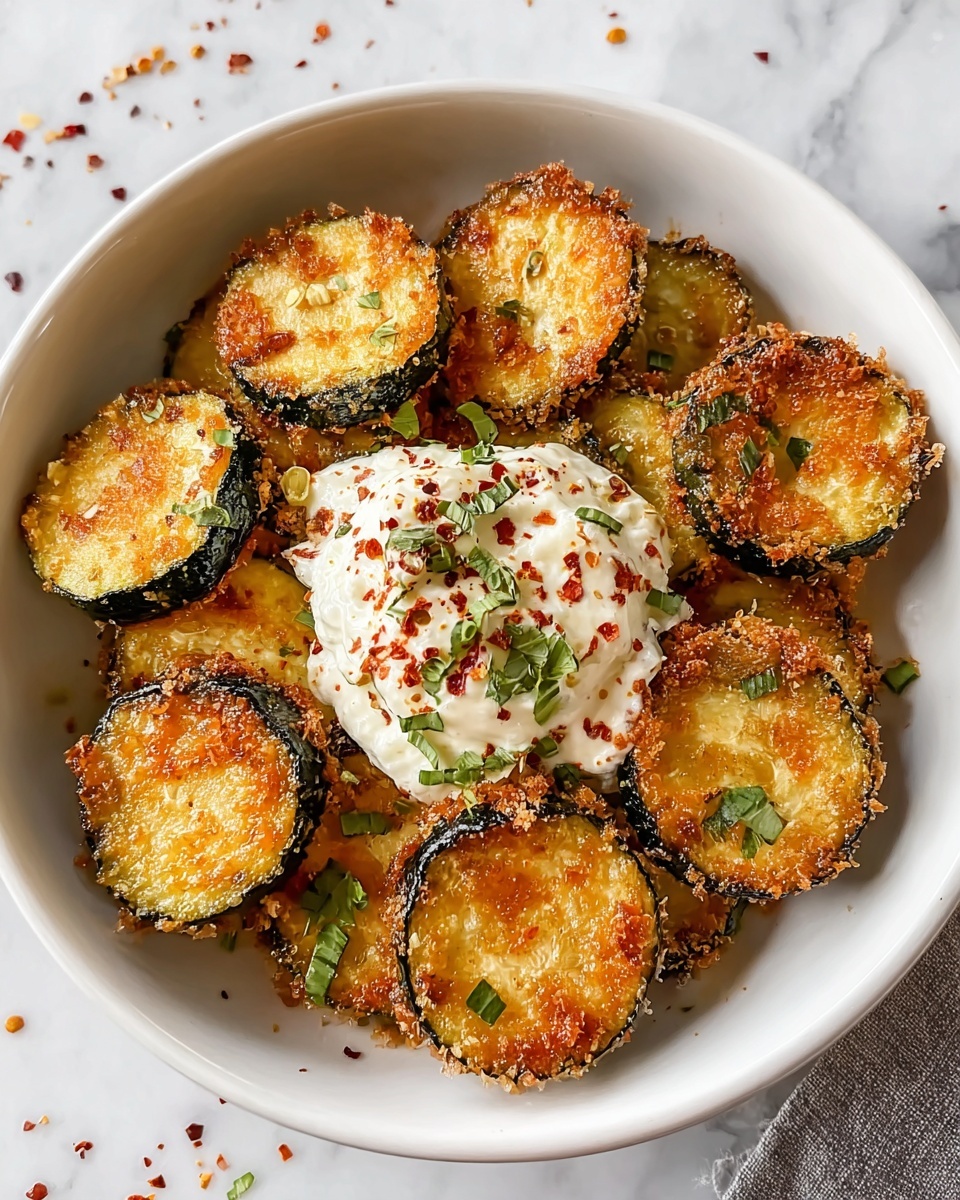 Crispy Courgette Fritti with Creamy Whipped Feta Recipe - Recipe Image
