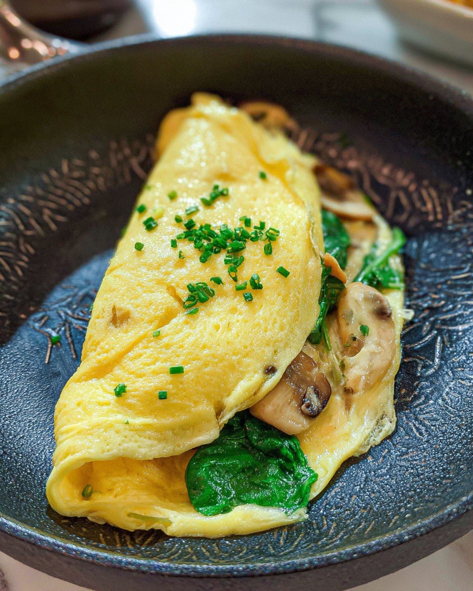 Cheesy Mozzarella Omelette Recipe - Recipe Image