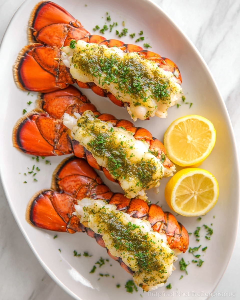 Lobster Tail Recipe with Garlic Lemon Butter Recipe - Recipe Image