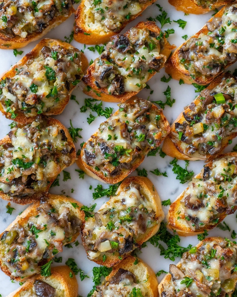 Mushroom Sandwich Melts Recipe - Recipe Image