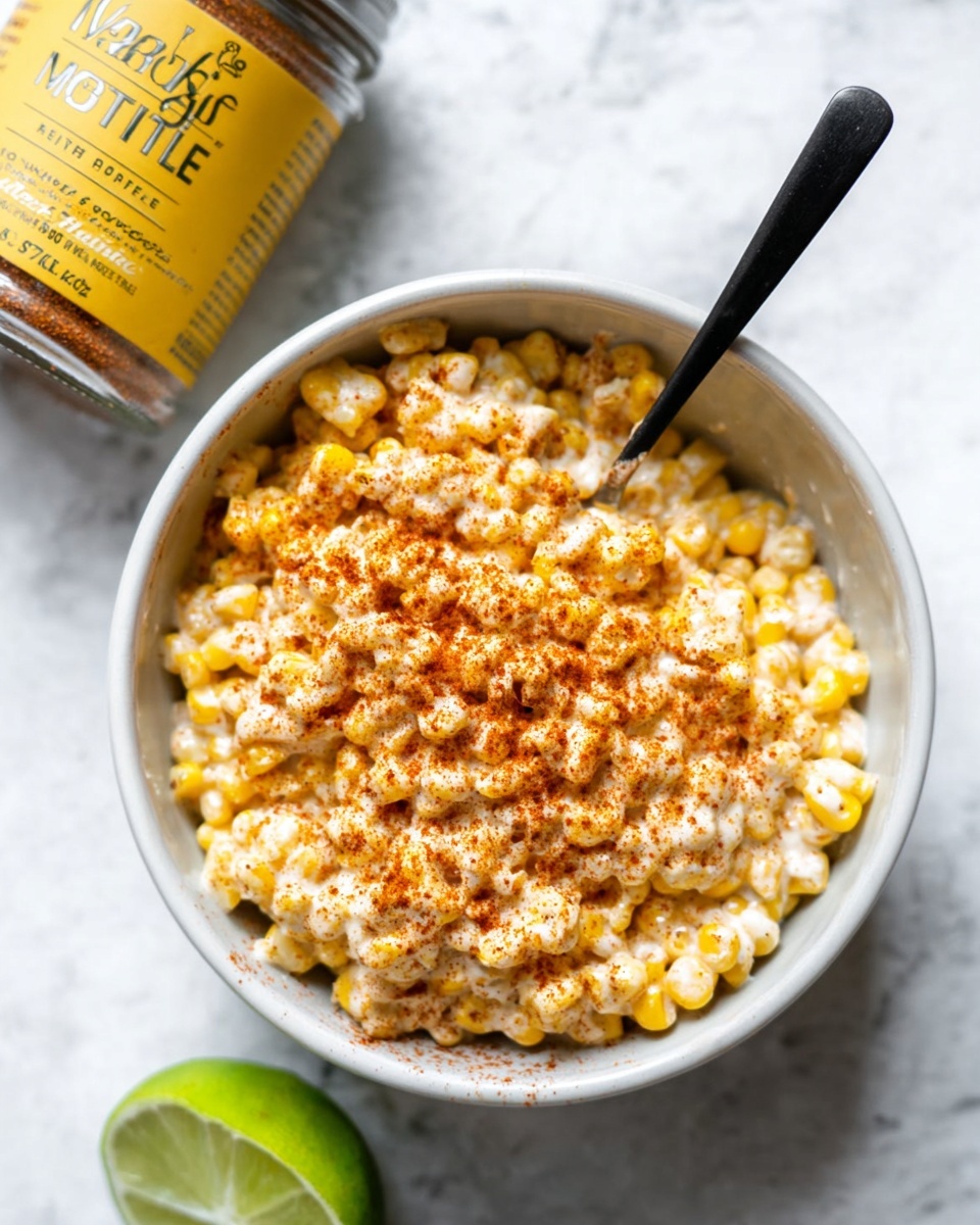 Elote Creamed Corn Recipe - Recipe Image