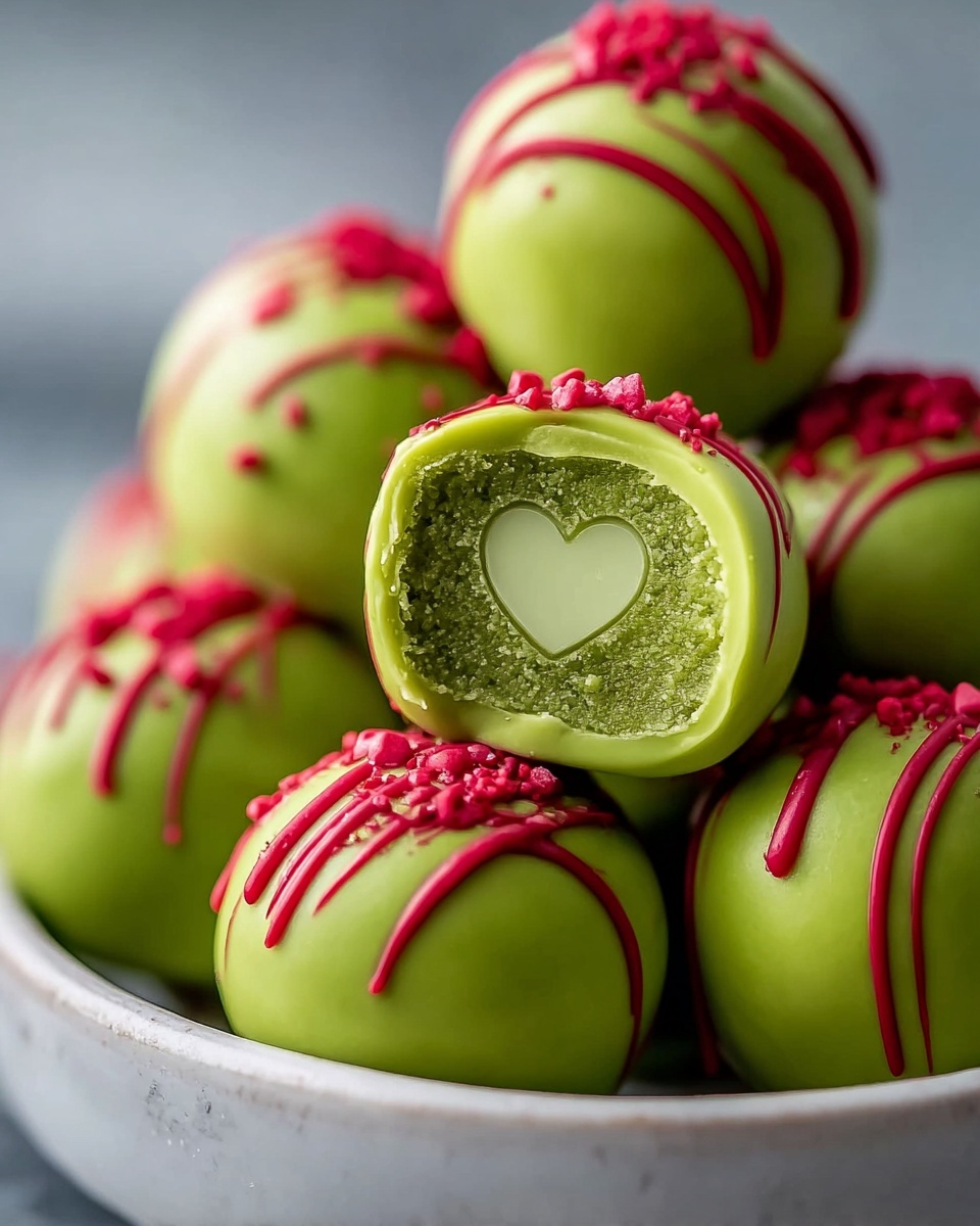 Grinch Oreo Truffles Recipe - Recipe Image