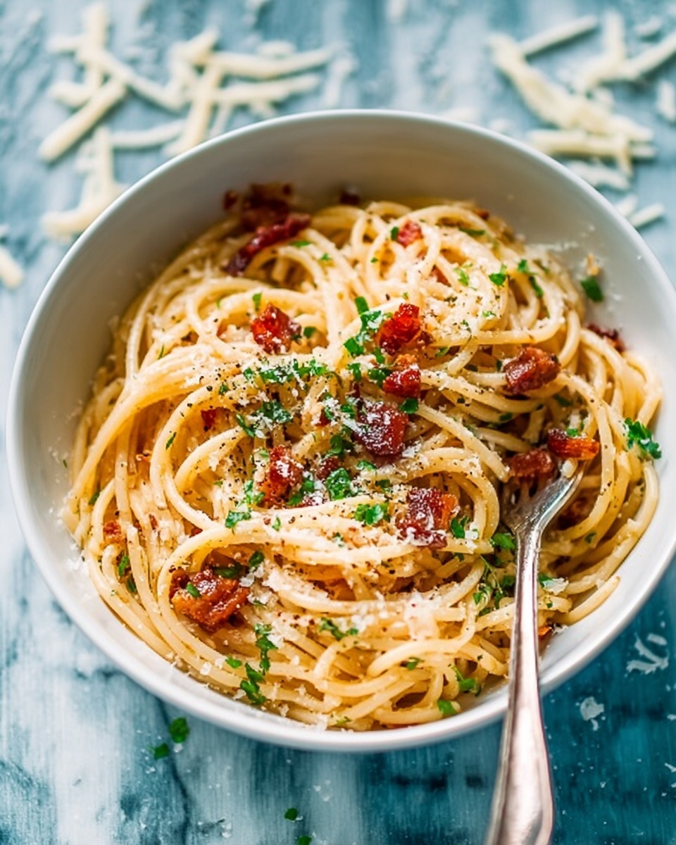 Creamy Bacon Spaghetti Recipe - Recipe Image