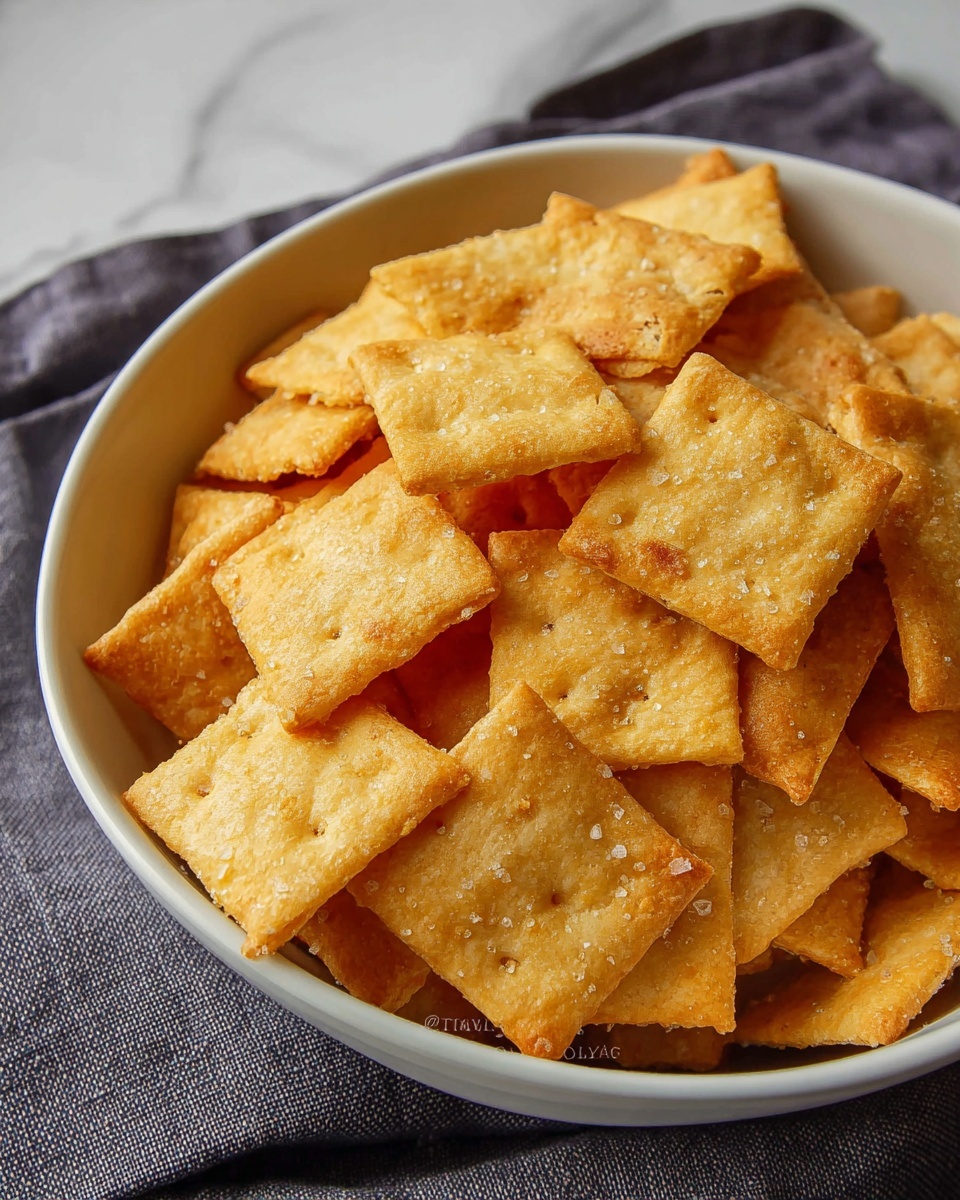Sourdough Cheese Crackers Recipe - Recipe Image