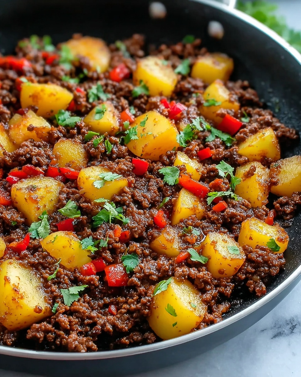 Mexican Ground Beef and Potato Skillet Recipe - Recipe Image
