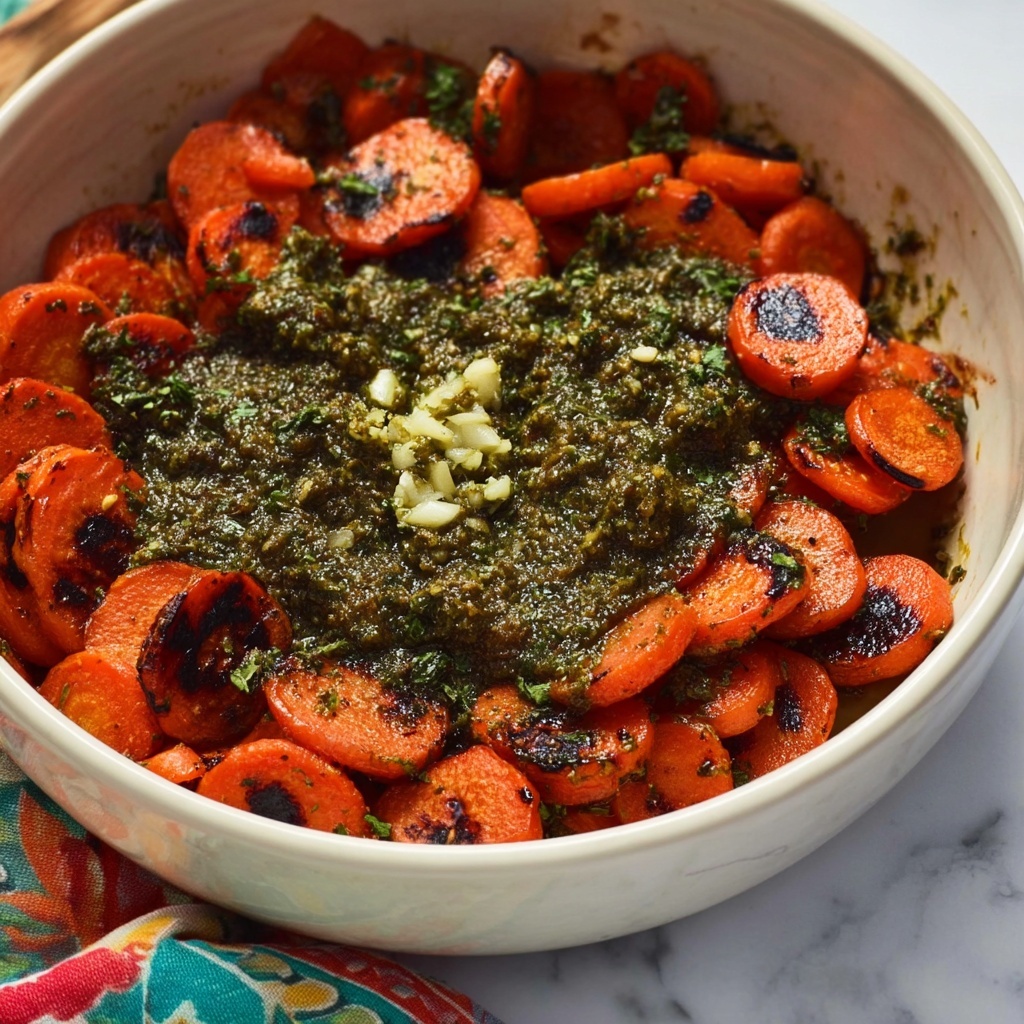 Pesto Grilled Carrots Recipe - Recipe Image