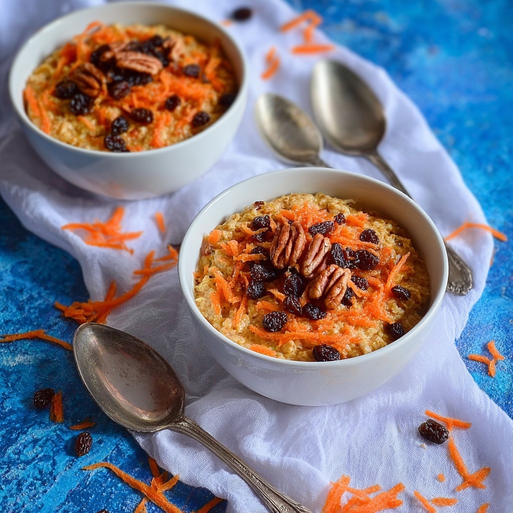 Clean Eating Carrot Cake Oatmeal Recipe - Recipe Image