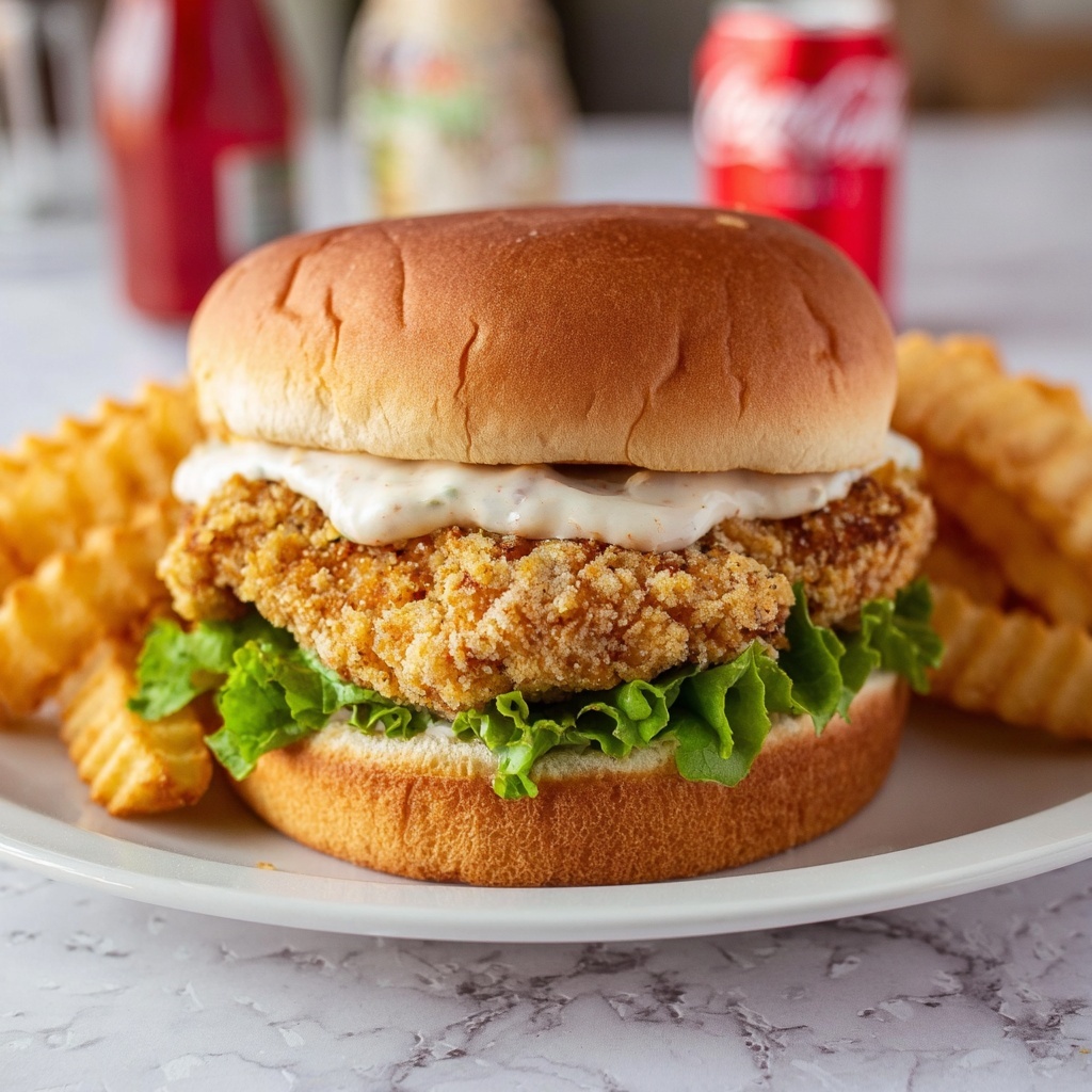 Baked Fish Fillet Sandwich Recipe - Recipe Image