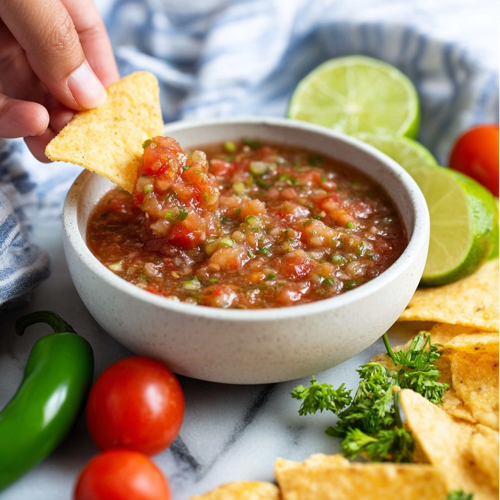 Fresh Restaurant Style Salsa Recipe - Recipe Image
