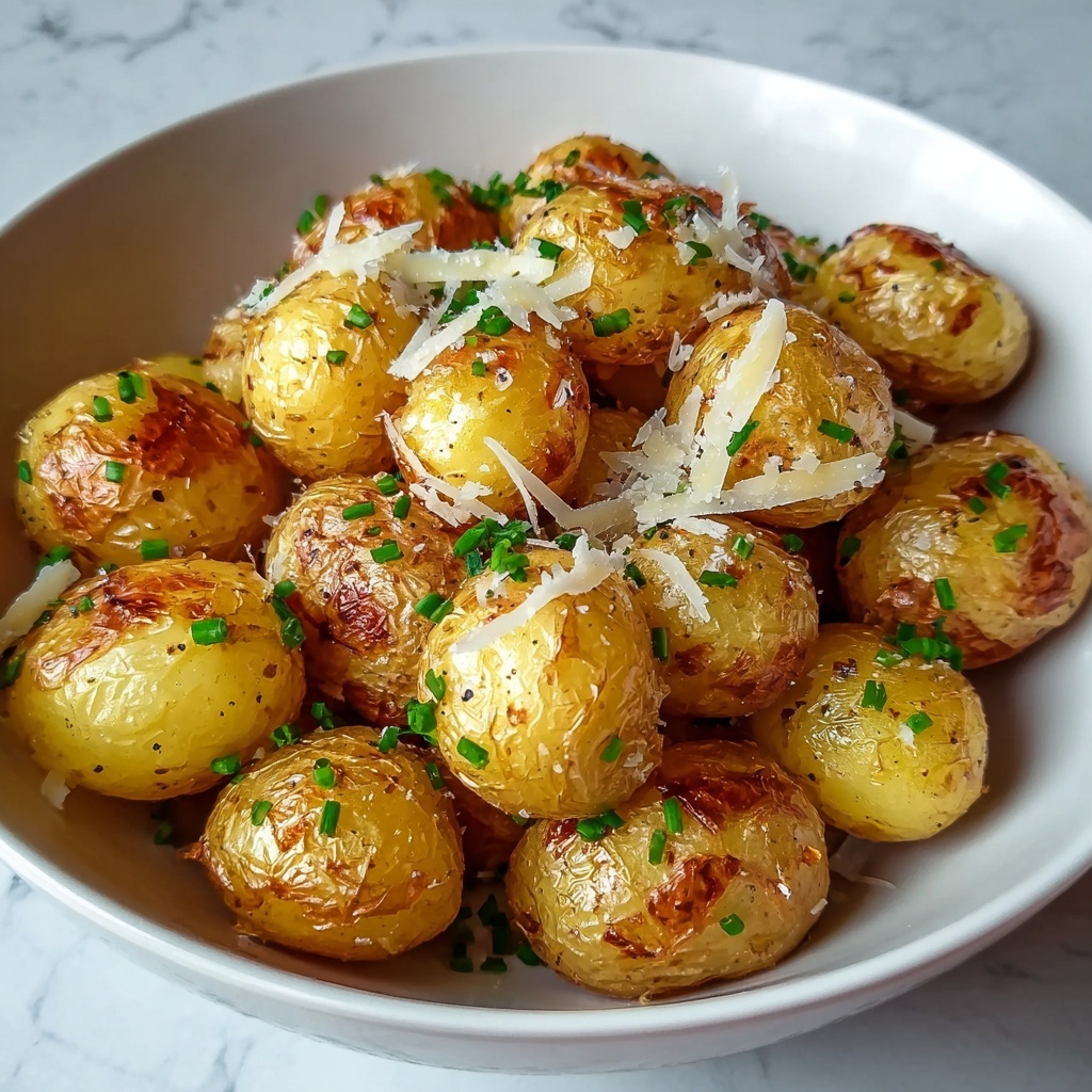 Creamy Garlic Baby Potatoes Recipe - Recipe Image