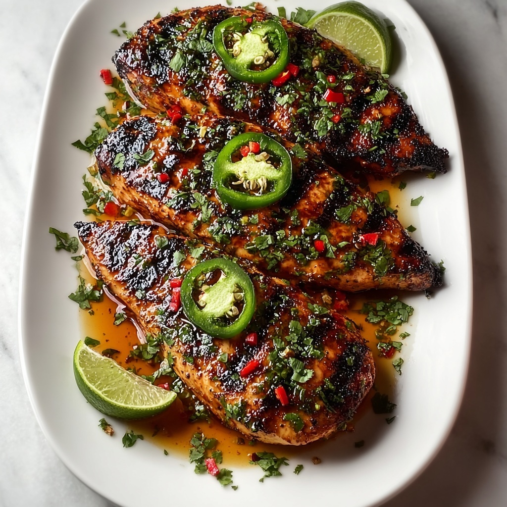 Spicy Grilled Jalapeno Chicken Recipe - Recipe Image