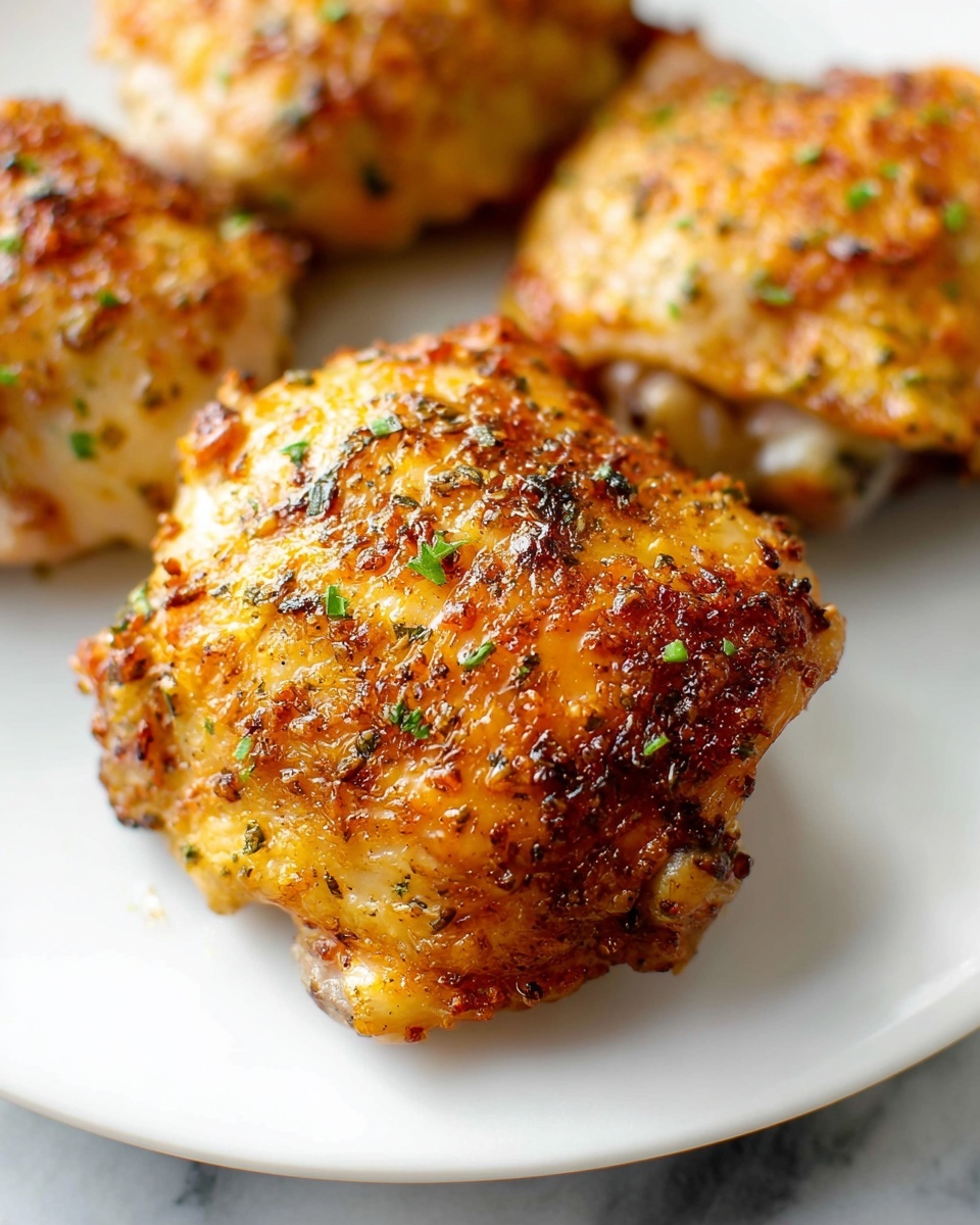 Air Fryer Crispy Italian-Seasoned Chicken Thighs Recipe - Recipe Image
