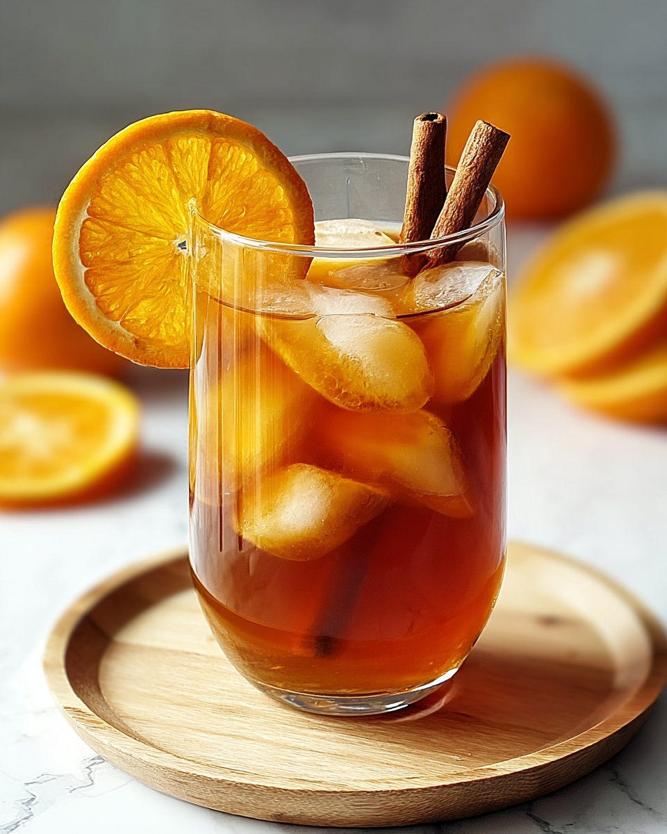 Refreshingly Delicious Orange Cinnamon Iced Tea Recipe - Recipe Image