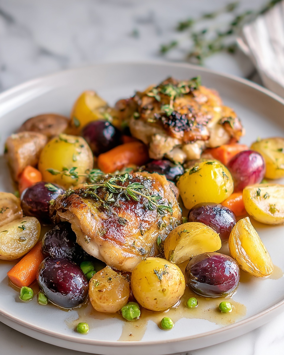 Autumn Chicken Roast with Root Vegetables Recipe - Recipe Image