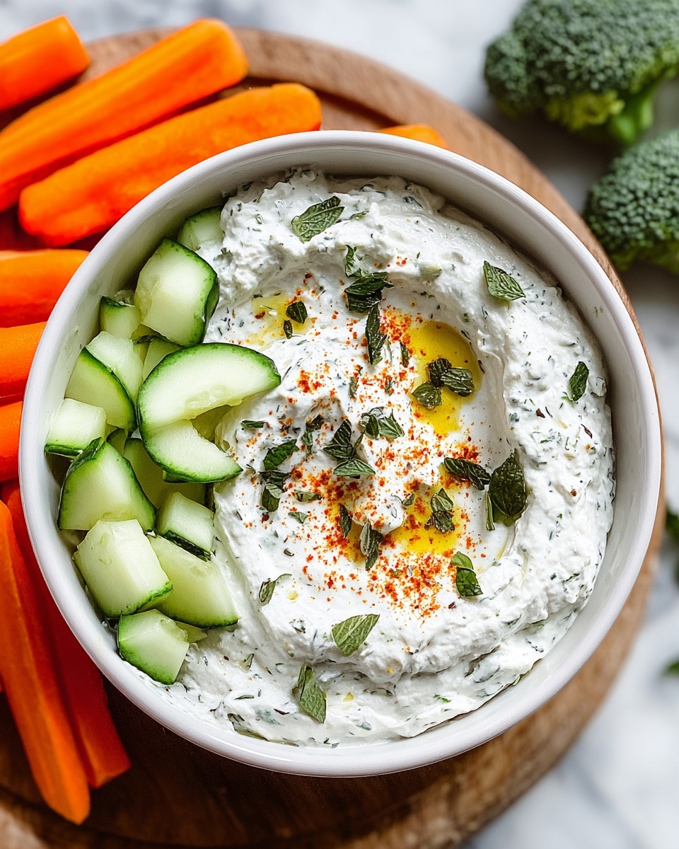 Creamy Cottage Cheese Dip with Fresh Herbs Recipe - Recipe Image